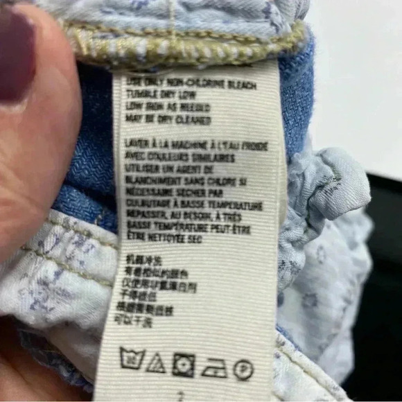 We the free  drop crotch Mover and Shaker baggy slouchy harem pants button fly - Picture 6 of 8